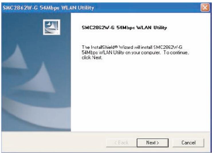 SMC 2862W-G - Installation de l'utilitaire - 2