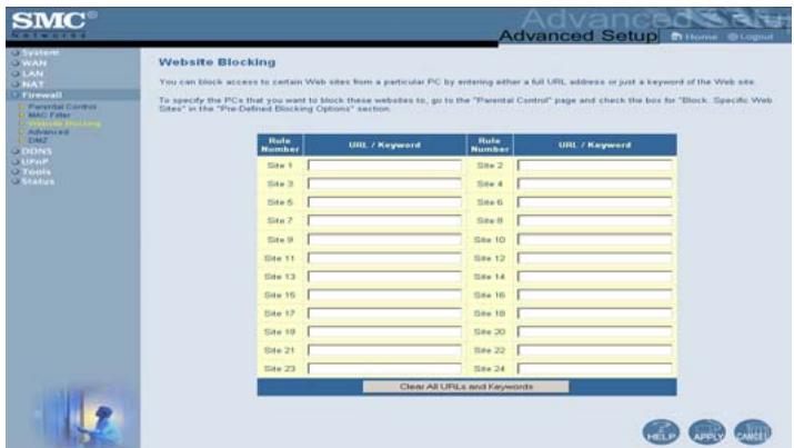 SMC 7004VBR - Utilisation de l'administration par interface web - 2