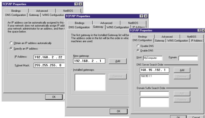 SMC 7004VWBR - Configuration IP manuelle - 1