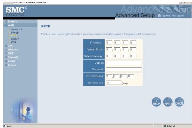 SMC 7004VWBR - Pppoe (protocole PPP sur ethernet) - 1