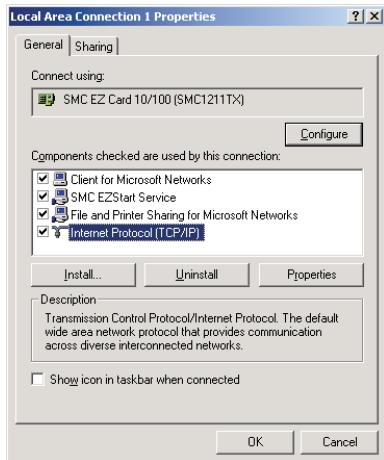SMC 7004VWBR - Étape 1. configuration des paramètres tcp/ip - 5