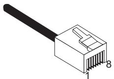 SMC 8508T - Brochage 10BASE-T/100BASE-TX - 1