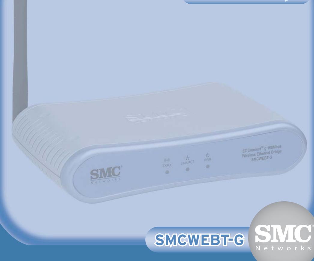 SMC WEBT-G - Pont ethernet sans fil EZ connect™ 802.11 g 108MBPS - 1