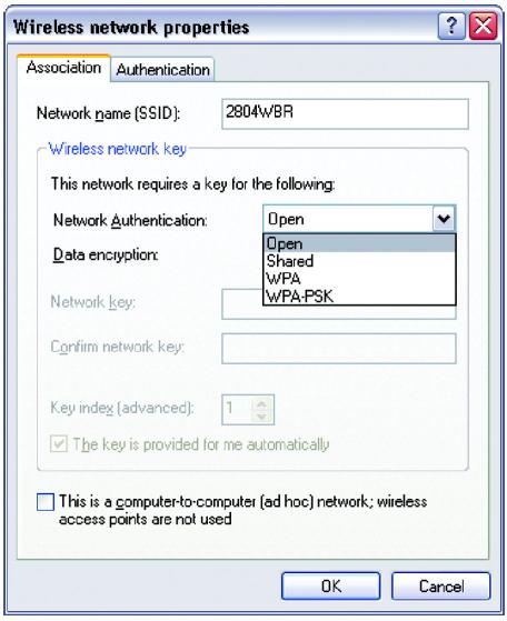 SMC WUSB32 - Utilisation de la configuration automatique sans fil - 3
