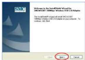 SMC WUSBT-G - Software Installation - 2