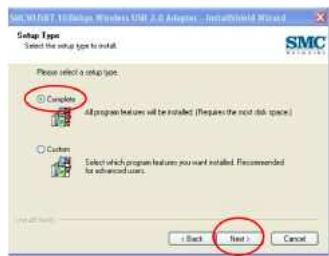 SMC WUSBT-G - Installation du logiciel - 3
