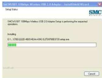 SMC WUSBT-G - Installation du logiciel - 4