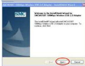 SMC WUSBT-G - Installation du logiciel - 2
