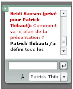 MACROMEDIA BREEZE LIVE-A L INTENTION DES PARTICIPANTS AUX REUNIONS - Le module conversation - 1