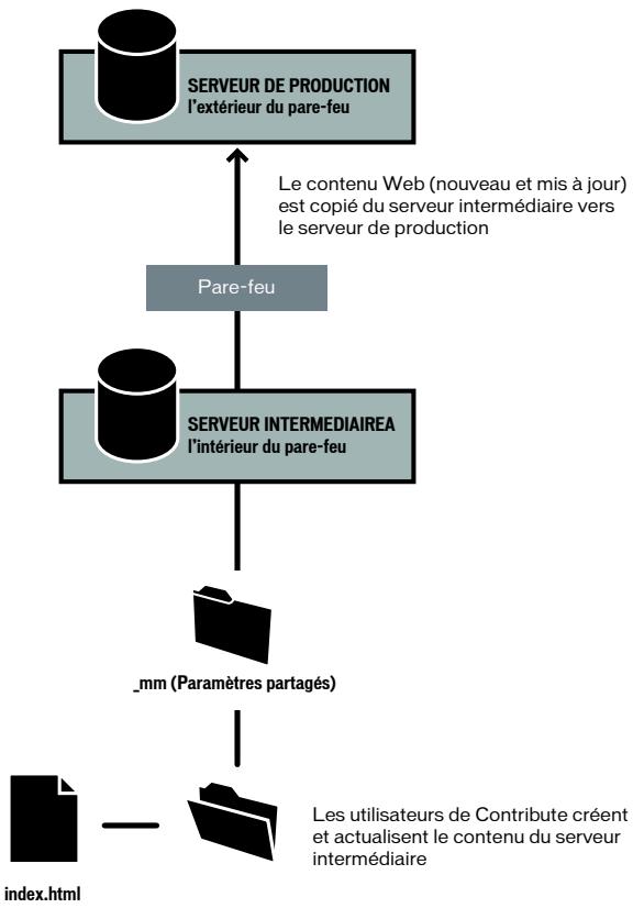 MACROMEDIA CONTRIBUTE 3-UTILISATION ET ADMINISTRATION DE CONTRIBUTE - Serveurs de transfert et Contribute - 1