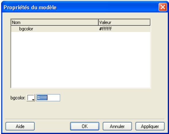 MACROMEDIA CONTRIBUTE 3-UTILISATION ET ADMINISTRATION DE CONTRIBUTE - Pour modifier les propriétés d'un modèle : - 1