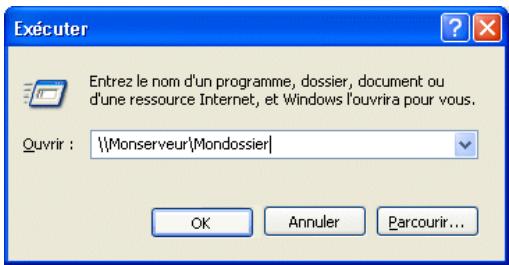MACROMEDIA CONTRIBUTE 3-UTILISATION ET ADMINISTRATION DE CONTRIBUTE - La connexion LAN ne trouve pas le dossier distant - 1