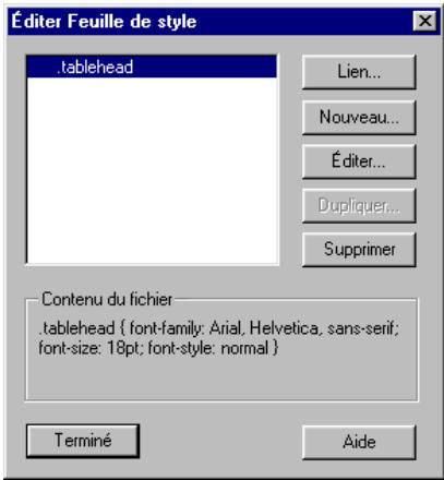 MACROMEDIA DREAMWEAVER 2-UTILISATION DE DREAMWEAVER - Pour creer un style personnalise : - 3
