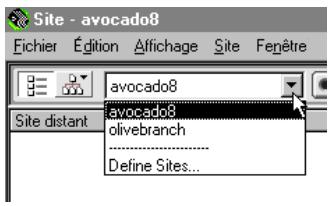 MACROMEDIA DREAMWEAVER 2-UTILISATION DE DREAMWEAVER - Pour définir un site : - 1