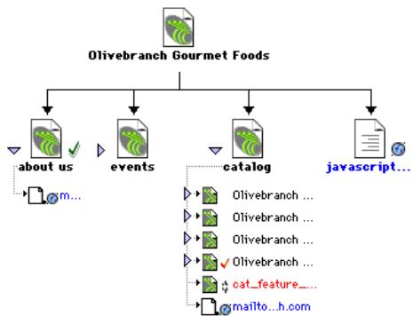 MACROMEDIA DREAMWEAVER 2-UTILISATION DE DREAMWEAVER - Pour afficher une carte du site, procedede l'une des manieres suivantes : - 1