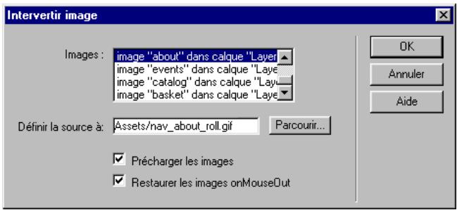 MACROMEDIA DREAMWEAVER 2-UTILISATION DE DREAMWEAVER - Pour associer un comportement à un élément graphique de la page : - 2