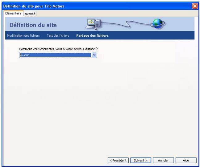 MACROMEDIA DREAMWEAVER MX 2004-BIEN DMARRER AVEC DREAMWEAVER - Pour vous connecter à un site distant : - 1