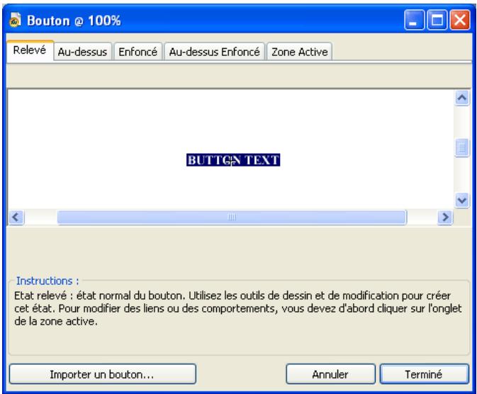 MACROMEDIA FIREWORKS 8-BIEN DMARRER AVEC FIREWORKS - Création d'êts de bouton - 1