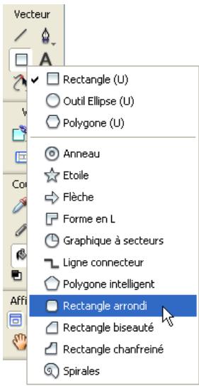 MACROMEDIA FIREWORKS 8-BIEN DMARRER AVEC FIREWORKS - Création d'un contour autour de la bannière - 1