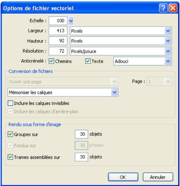 MACROMEDIA FIREWORKS 8-BIEN DMARRER AVEC FIREWORKS - Importation du logo - 1