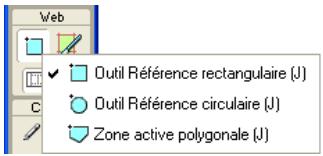 MACROMEDIA FIREWORKS 8-UTILISATION DE FIREWORKS - Pour creer une reference rectangulaire ou circulaire : - 1