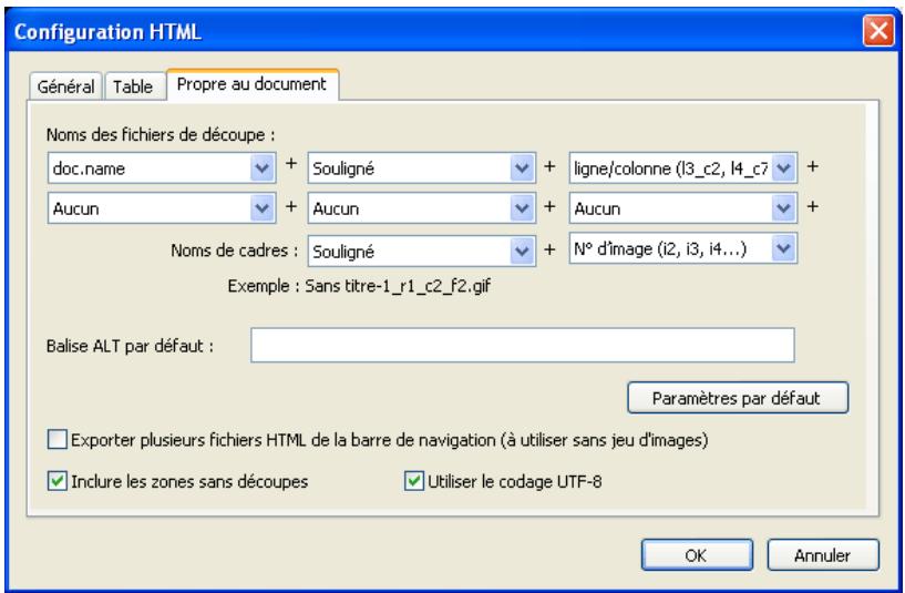 MACROMEDIA FIREWORKS 8-UTILISATION DE FIREWORKS - Pour changer la convention de nom par défaut : - 1