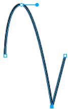 MACROMEDIA FIREWORKS 8-UTILISATION DE FIREWORKS - Pour convertir un point de courbe en point d'angle : - 2