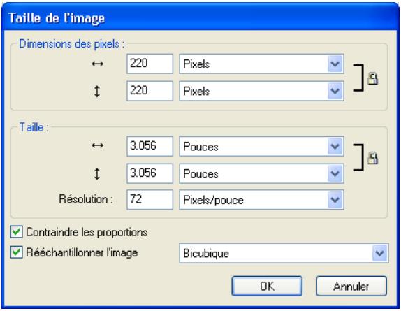 MACROMEDIA FIREWORKS 8-UTILISATION DE FIREWORKS - Pour redimensionner un document et son contenu : - 1