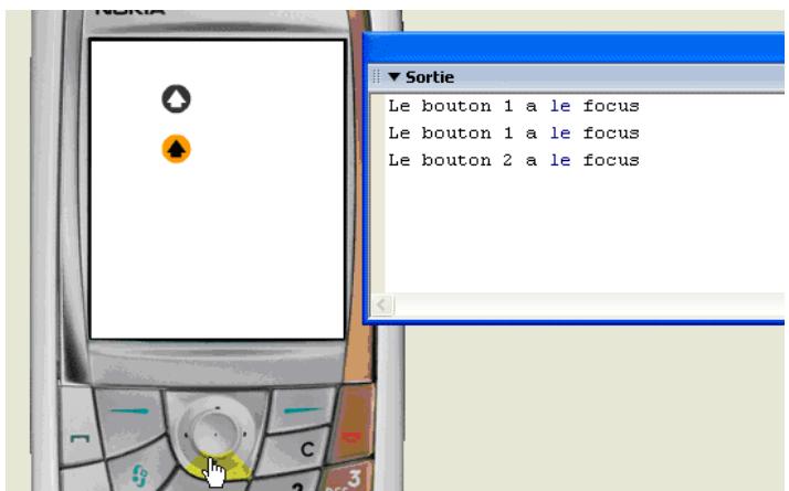 MACROMEDIA FLASH 8-DEVELOPPEMENT D APPLICATIONS FLASH LITE - Gestion des événements de boutons (flash professionnel uniquement) - 1