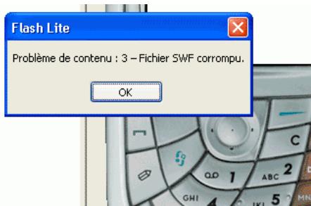 MACROMEDIA FLASH 8-DEVELOPPEMENT D APPLICATIONS FLASH LITE - Messages d'advertisement et d'erreur flash lite (flash professionnel uniquement) - 2