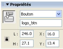 MACROMEDIA FLASH MX 2004-APPRENDRE UTILISER FLASH - Attribuer un nom à une occurrence de bouton - 1