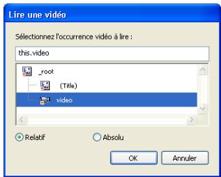 MACROMEDIA FLASH MX 2004-APPRENDRE UTILISER FLASH - Ajouter des comportements de contrôle de la vidéo - 2