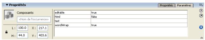 MACROMEDIA FLASH MX 2004-UTILISATION DES COMPOSANTS - Inspectable - 2