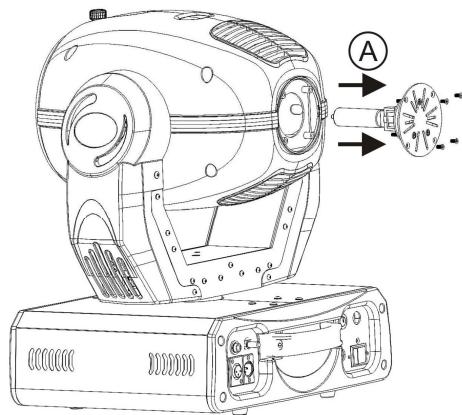 JBSYSTEMS LIGHT BT-250W - REEMPLAZO Y COLOCACION DE LA LÁMPARA - 2