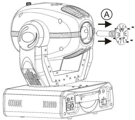 JBSYSTEMS LIGHT BT-250W - PLAATSEN OF VERVANGEN VAN DE LAMP - 2