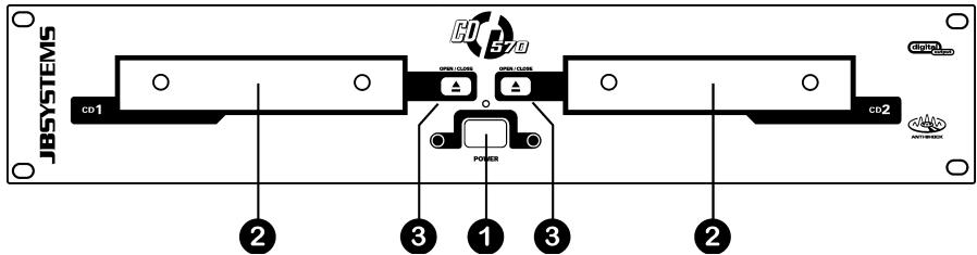 JBSYSTEMS LIGHT CD 570 - CONTROS E FUNÇÉS - 1