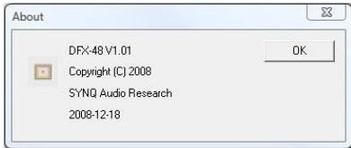 JBSYSTEMS LIGHT DFX48 - VERIFICATION DE LA VERSION DU PROGRAMME - 1