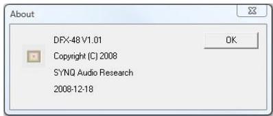 JBSYSTEMS LIGHT DFX48 - CHECKING THE SOFTWARE VERSION - 1