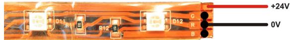 JBSYSTEMS LIGHT FLEXI LED - Como conectar o Flexiled™ através de fios soldados: - 3
