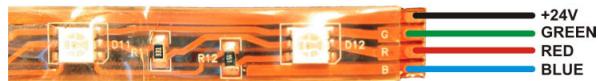 JBSYSTEMS LIGHT FLEXI LED - De Flexiled™ aansluiten door middel van gesoldeerde draden: - 6