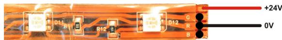 JBSYSTEMS LIGHT FLEXI LED - De Flexiled™ aansluiten door middel van gesoldeerde draden: - 7