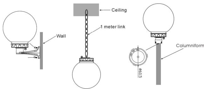 JBSYSTEMS LIGHT LED BALL OUTDOOR - INSTALLATION EN HAUTEUR - 1