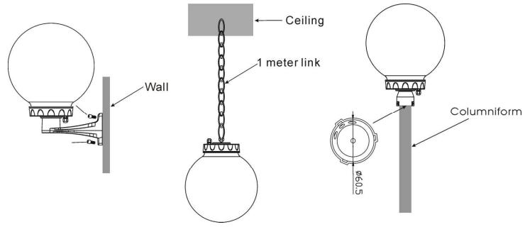 JBSYSTEMS LIGHT LED BALL OUTDOOR - ÜBERKOPF-MONTAGE - 1
