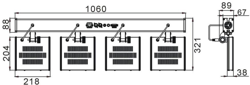 JBSYSTEMS LIGHT LED DJ-BAR - Bij inspectie要去en de volgende punten worden gecontroleerd. - 1