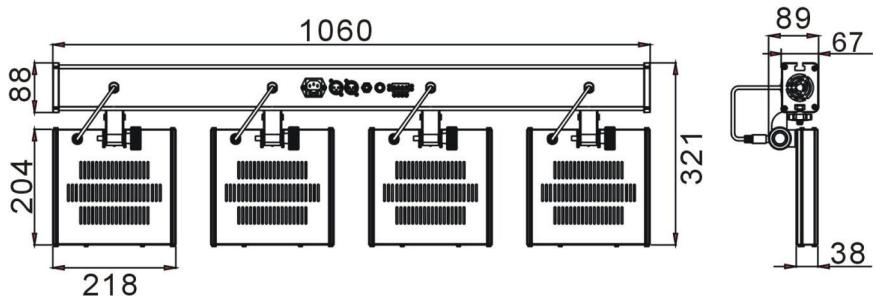 JBSYSTEMS LIGHT LED DJ-BAR - SPECIFICATIONS - 1