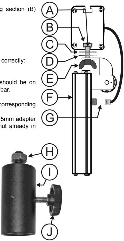 JBSYSTEMS LIGHT LED DJ-BAR - BUILDING TOGETHER AND INSTALLING ON A LIGHT STAND: - 1