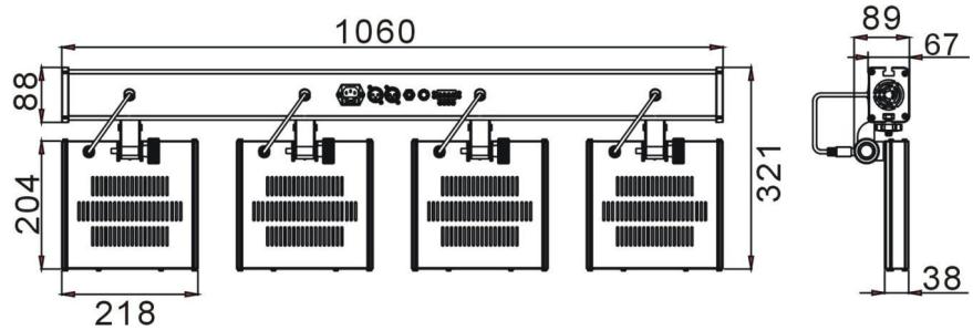JBSYSTEMS LIGHT LED DJ-BAR - SPECIFICATIONS - 1