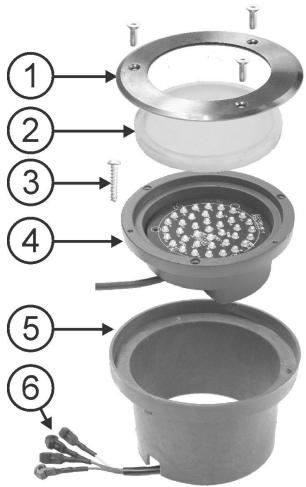 JBSYSTEMS LIGHT LED GROUND LIGHT - DESCRIPTION: - 1