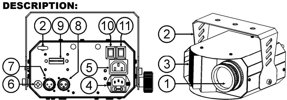 JBSYSTEMS LIGHT LED RAVE - CAUTION - 5