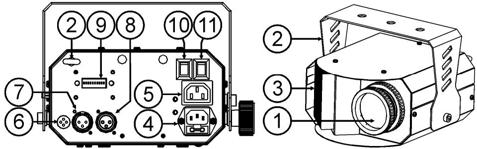 JBSYSTEMS LIGHT LED RAVE - CAUTION - 5